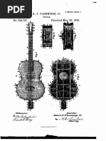 U.S. Patent 338,727, Entitled Guitar, Issued 1886.