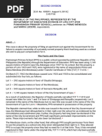 Petitioner Vs Vs Respondents: Second Division