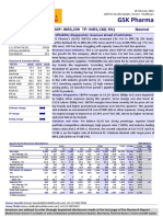 GSK Pharma: CMP: INR3,239 TP: INR3,130 (-3%)