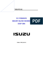 Isuzu Trooper Workshop Manual