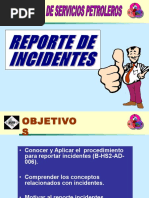 Reporte de Incidentes