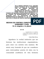 Medios de Control Constitucional