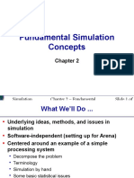 Simulation With Arena Chapter 2 - Fundamental Simulation Concepts Slide 1 of 46