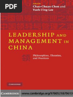 Leadership and Management in China