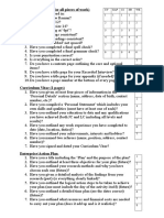 Portfolio Checklist