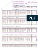 Final Exam Timetable For Yr/Sem Time:: Total STD Capacity