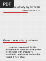 Growth Relativity Hypothesis