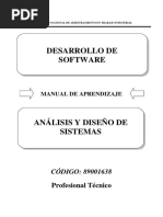 Analisis y Diseño de Sistem As - Senati