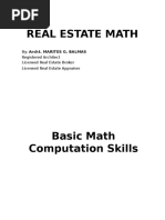 Real Estate Math