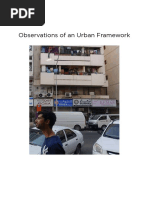 Observations of An Urban Framework