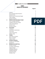 Index Basics of Economy: Sr. Chapters Page No