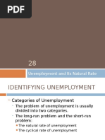 Unemployment and Its Natural Rate