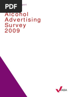 Alcohol Advertising Survey 2009 PDF