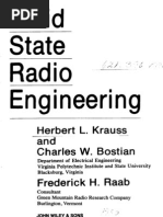 Solid State Radio Engineering 