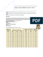 Alambre Esmaltado Clase Termica H y Uso General