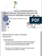 Pengembangan Keterampilan Komunikasi Terapeutik Dalam Hubungan Perawat-Klien