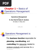 Basics of Operations Management