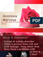 Anorexia Nervosa: By: Nor Ashikin Binti Ismail