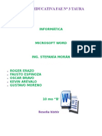 Word Trabajo Final