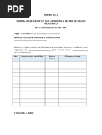 Documentos para Bajo Rendimiento