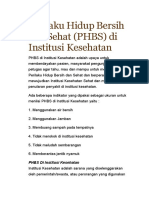 Sap PHBS