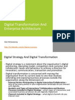 Digital Transformation and Enterprise Architecture