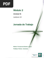 Lectura 13 - Jornada de Trabajo