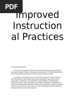 Improved Instructional Practices