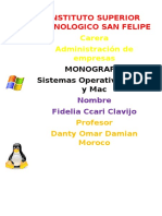 Monografia Linux y Mac Os