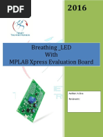 MPLAB Xpress Evaluation Board Breathing - LED