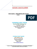 Hydraulic Calculation - SP (k-5.6) PDF