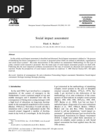 Social Impact Assessment