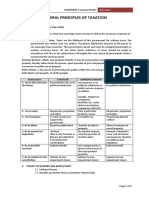 General Principles Lecture Notes (1) TAXATION 1