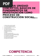 Fundamentos de Investigacion Unidad 1