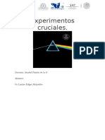 Reporte Física Experimentos Cruciales