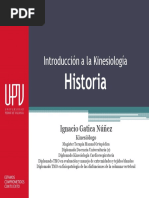 Historia de La Kinesiología