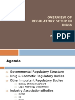 Indian Regulatory Overview