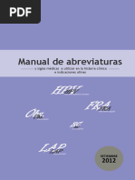 Manual de Abreviaturas HNHU