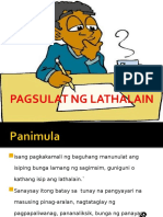 Pagsulat NG Lathalain