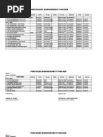 Processsed Disbursement Voucher: Suppliers