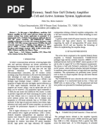 A High-Efficiency, Small-Size Gan Doherty Amplifier For Lte Micro-Cell and Active Antenna System Applications