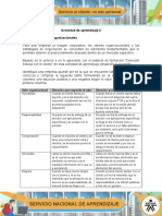 AA2 Evidencia Valores Organizacionales