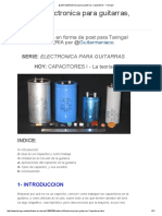 (Luthería) Eléctronica para Guitarras, Capacitores - Taringa! PDF