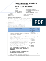 Plan de Sesión. ELIPSE