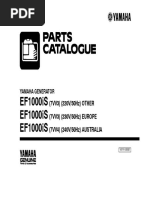 Yamaha Ef1000is Parts Catalogue