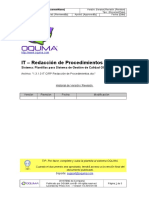 CIRP - Redacción de Procedimientos