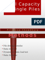 Axial Capacity of Pile Foundation