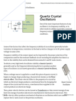 Oscilador Cristal