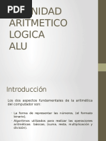 Unidad Aritmetico Logica