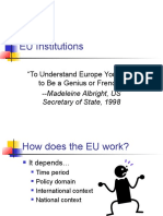 EU and Its Institutions Powerpoint 2